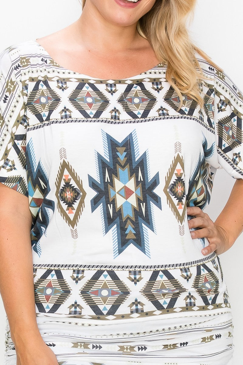 tribal print dress| Show Me All The Things Shoppe			