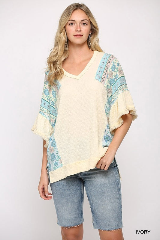 High Low Hem Top