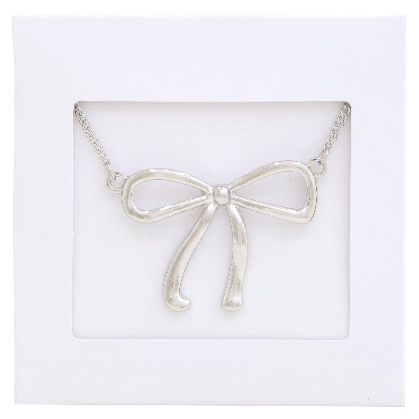 Bow Pendant Necklace