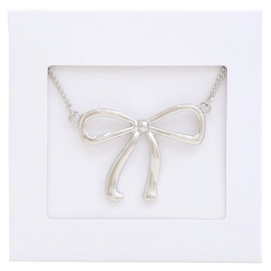 Bow Pendant Necklace