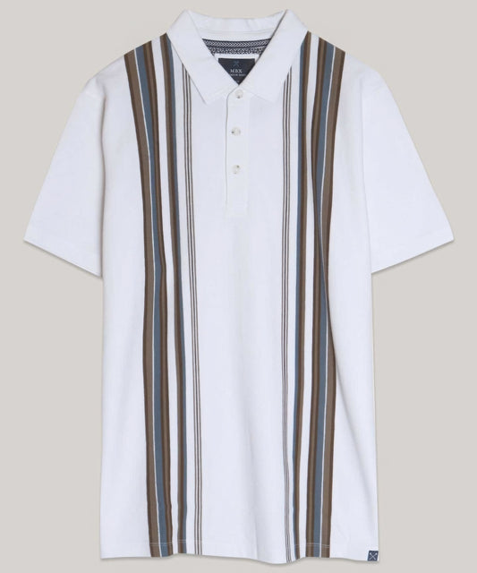 Men's Striped Polo