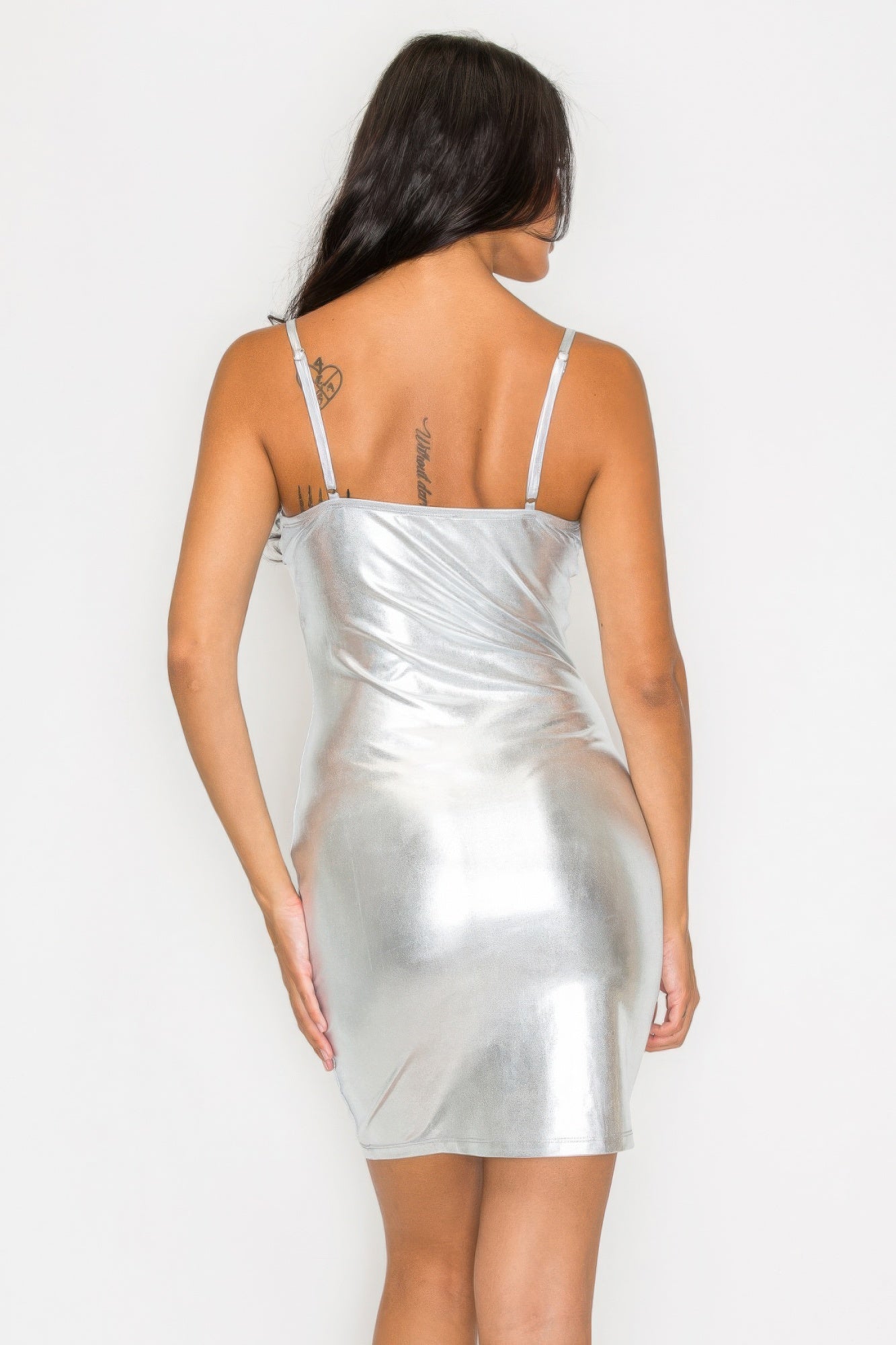 Foil Mini Dress | Show Me All The Things Shoppe	