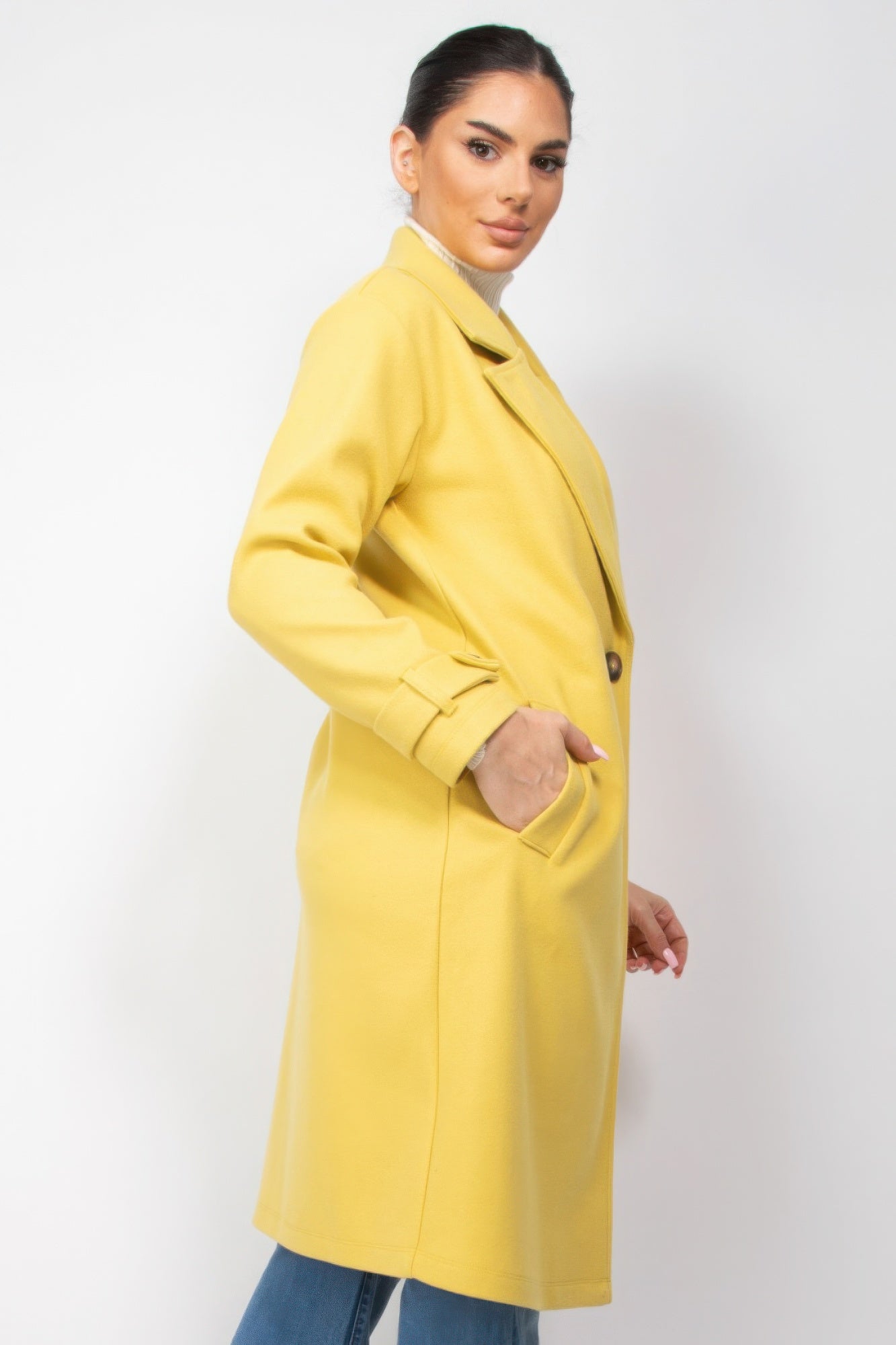 high collar coat​| Show Me All The Things Shoppe