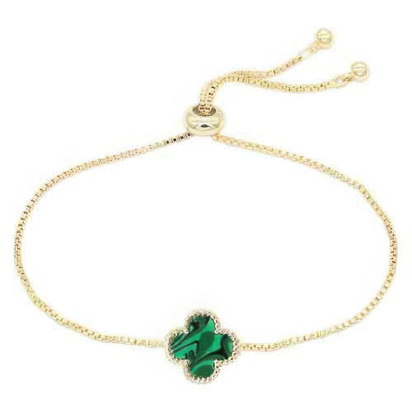 Clover Charm Adjustable Bracelet