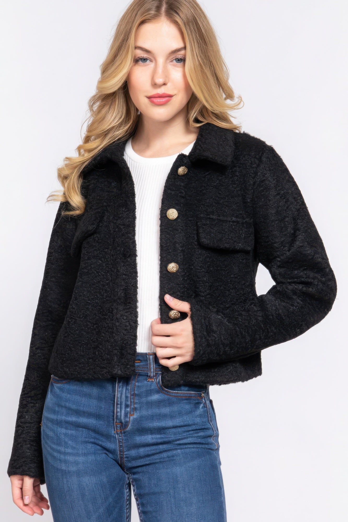 Fleece Short Jacket