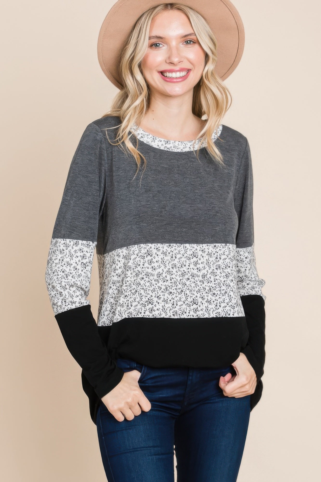 colorblocked top| Show Me All The Things Shoppe	